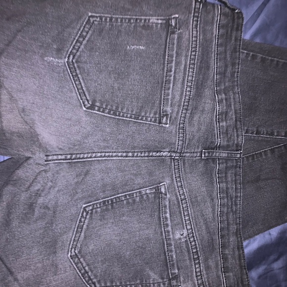Black distressed rockstar jeans - Picture 4 of 5
